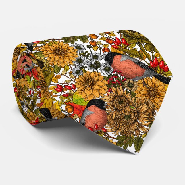Autumn garden 1 tie (Rolled)