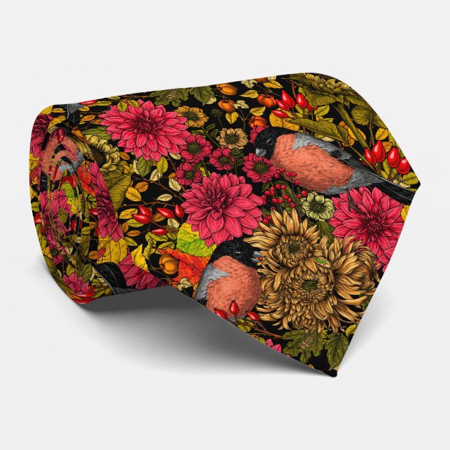 Autumn garden 2 tie (Rolled)