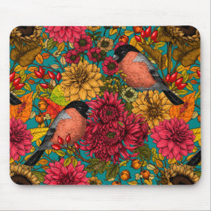 Autumn garden 3 mouse pad