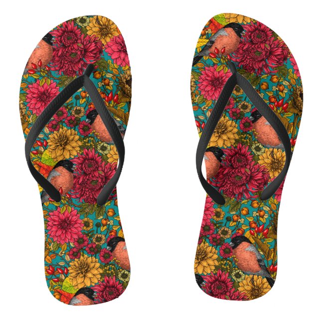 Autumn garden 3 thongs (Footbed)