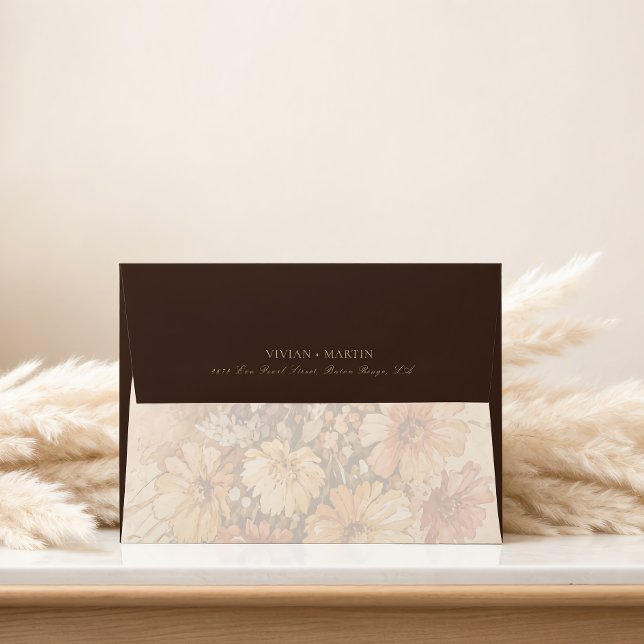 Autumn Garden in Bloom Wedding Envelope (Creator Uploaded)