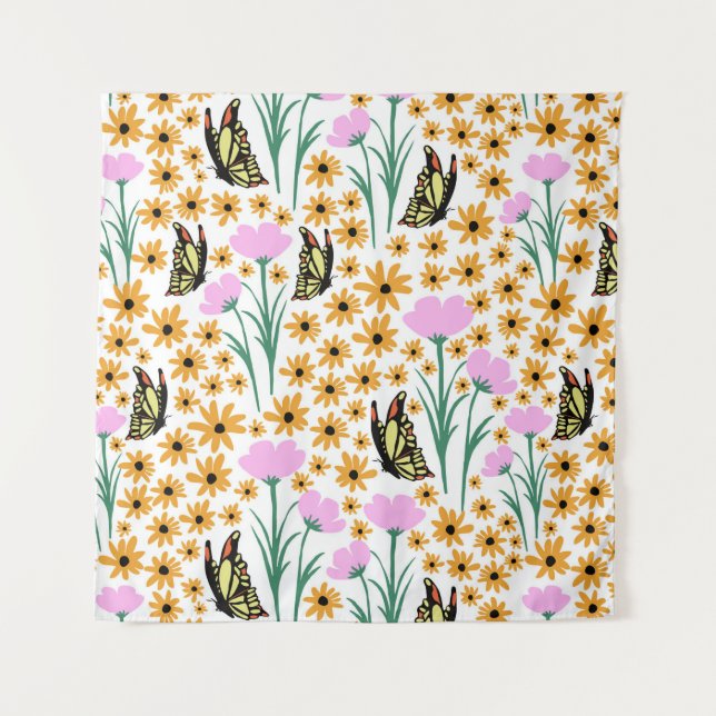 Autumn garden pattern tapestry (Front)