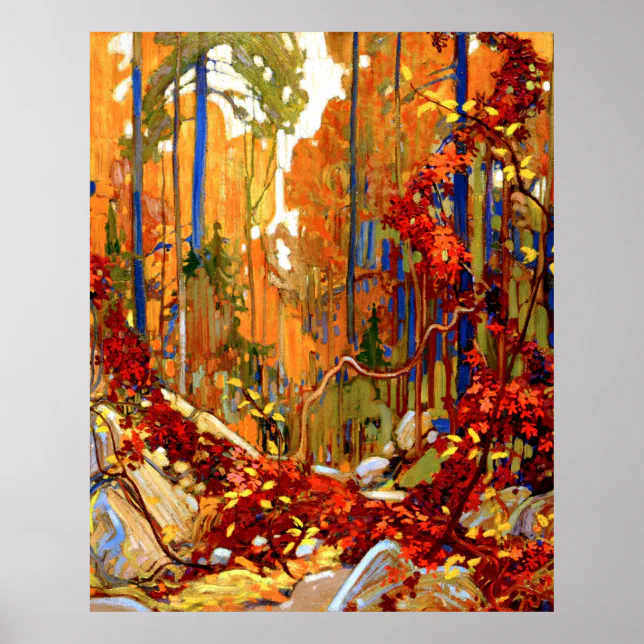 A R. Thomson Poster Autumn Garland, fine art by Tom Thomson, Poster | Zazzle