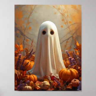 Autumn Ghost – Cosy Halloween & Fall Poster
