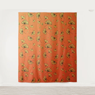 autumn ginkgo tapestry