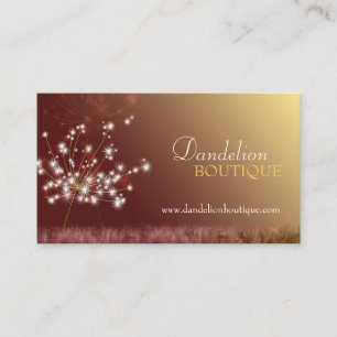 Autumn Glitters Unique Fashion Boutique Business Card