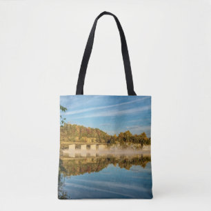 Autumn Glow Lake Springfield Tote Bag