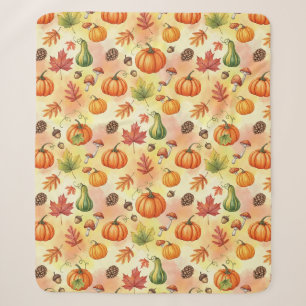 Autumn Glow Sherpa Blanket