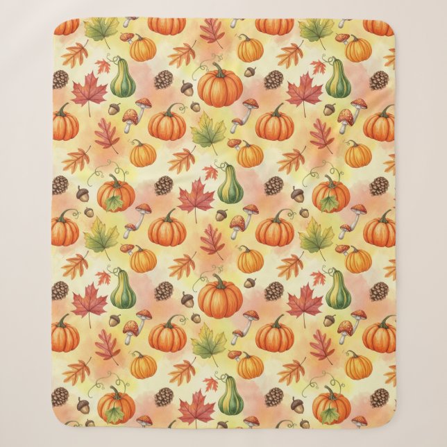 Autumn Glow Sherpa Blanket (Front)