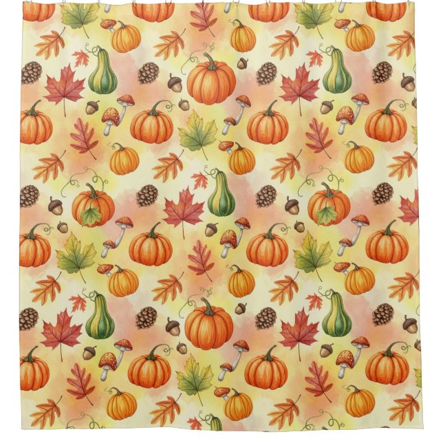 Autumn Glow Shower Curtain (Front)