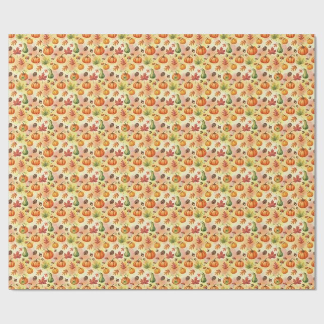 Autumn Glow Wrapping Paper (Flat)