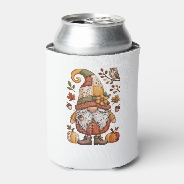 autumn gnome Classic T-Shirt.png Can Cooler (Can Front)