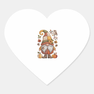 autumn gnome Classic T-Shirt.png Heart Sticker