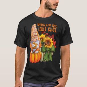 Autumn Gnome Loves Pumpkin Pie Dessert and Fall Fo T-Shirt
