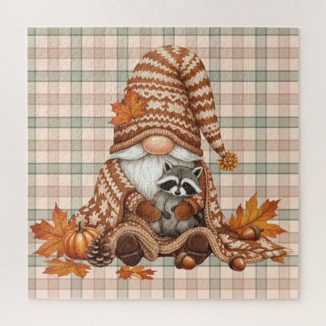 Autumn Gnome Puzzle (Vertical)