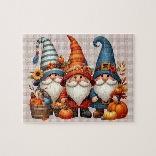 Autumn Gnomes Puzzle (Horizontal)