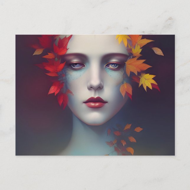 Autumn Goddess Postcard (Front)