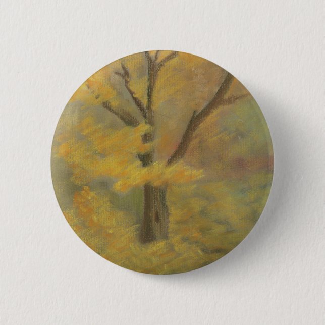 Autumn Gold 6 Cm Round Badge (Front)