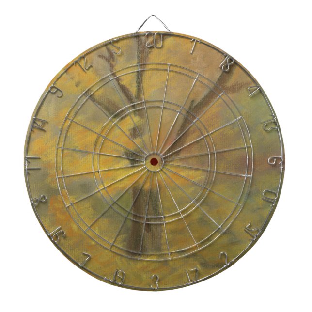 Autumn Gold Dartboard (Front)