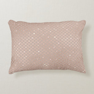 Autumn Gold Leaves: Floral Pattern Decorative Cushion