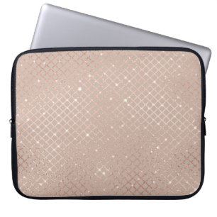 Autumn Gold Leaves: Floral Pattern Laptop Sleeve