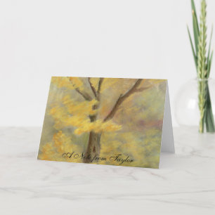 Autumn Gold Note Card