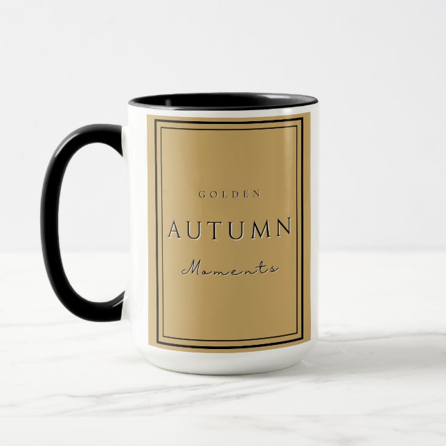 Autumn Golden Moments Mug (Left)