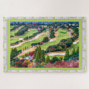 Autumn Golf Course & Ball Jigsaw Puzzle