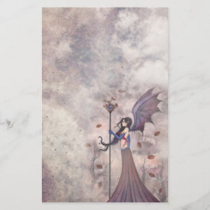 Autumn Gothic Fairy Stationary Stationery