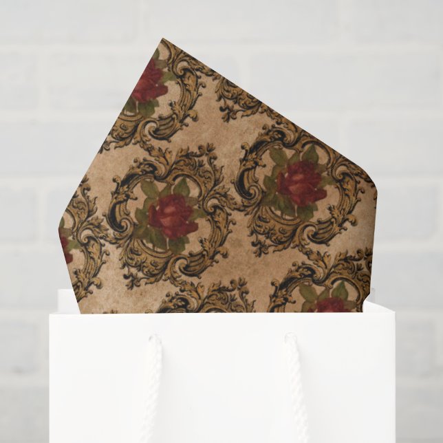 Autumn Gothic Victorian  Tissue Paper (Gift Bag)