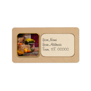Autumn - Gourd - Autumn Preparations Label