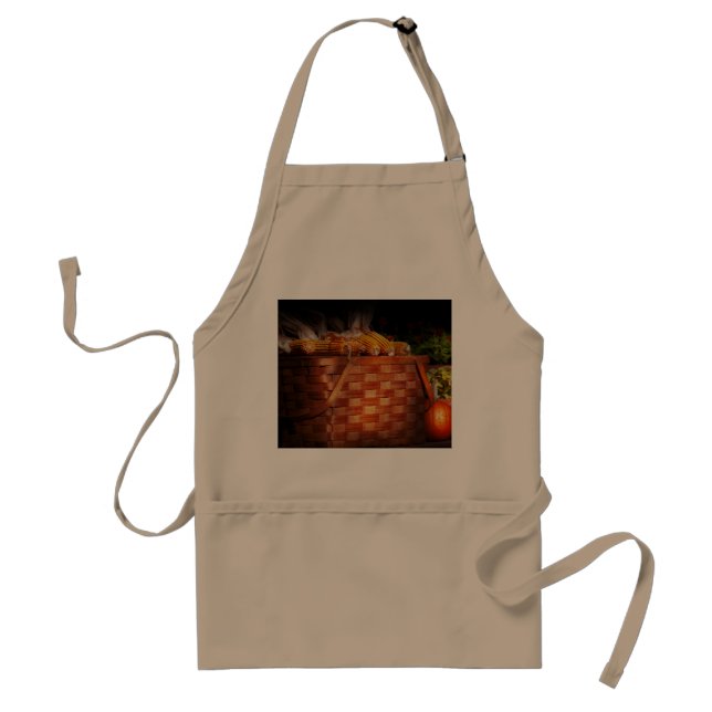 Autumn - Gourd - Fresh corn Standard Apron (Front)