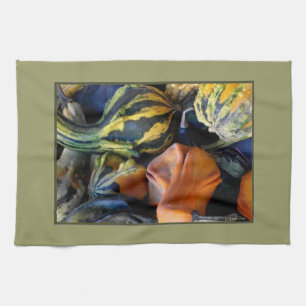 'Autumn Gourds' Kitchen Towel