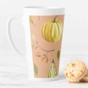 Autumn Gourds  Latte Mug