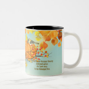 Autumn Grace Two-Tone Coffee Mug
