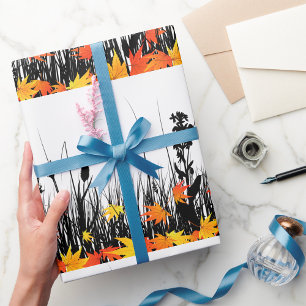 Autumn Grass Wrapping Paper