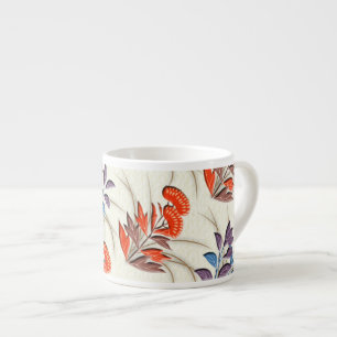 Autumn grasses japanese pattern espresso cup