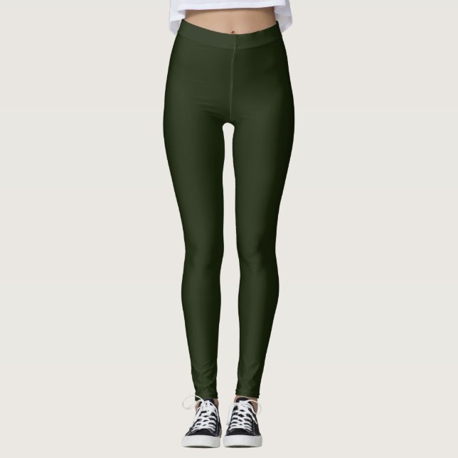 Autumn Green  Leggings (Front)