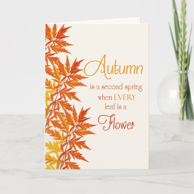 Autumn Greeting Card (Front)