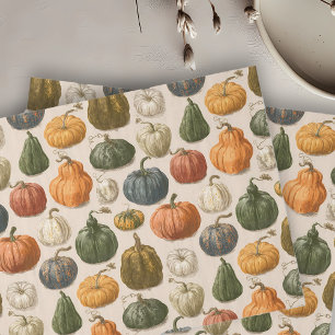 Autumn Halloween Pumpkin Vintage  Tissue Paper