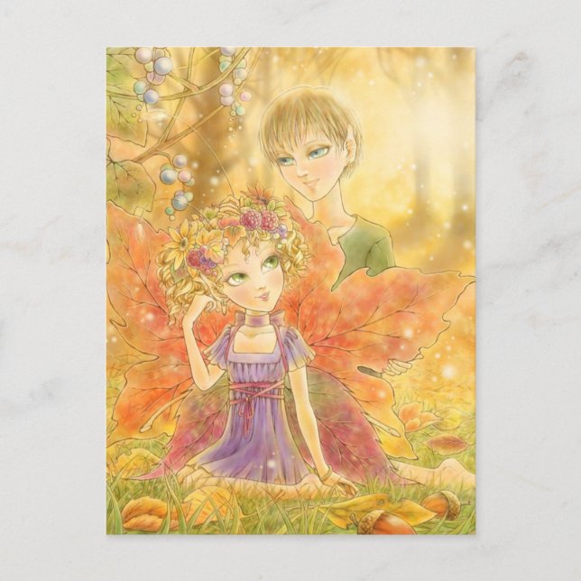 Autumn Harmony Postcard (Front)