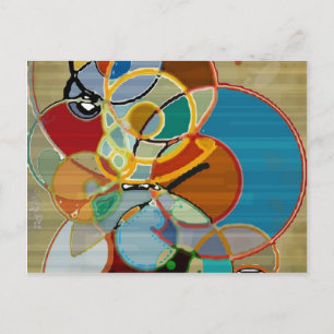 Autumn Harvest - Abstract Postcard