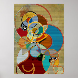 Autumn Harvest - Abstract Poster