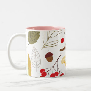 Autumn Harvest Aesthetic Two-Tone Coffee Mug