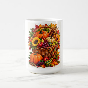 Autumn Harvest Basket Coffee Mug