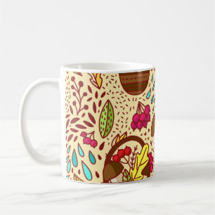 Autumn Harvest: Basket of Nature's Best Coffee Mug