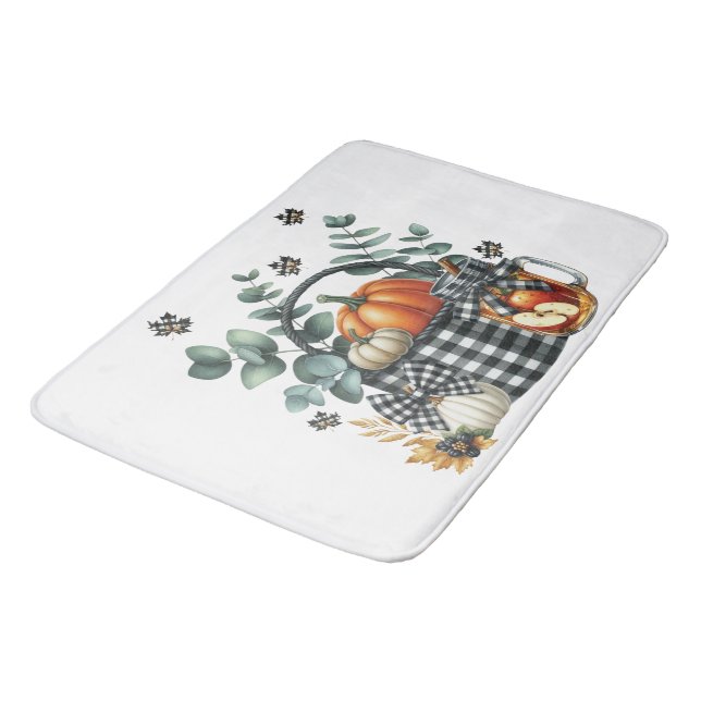 Autumn Harvest Bath Mat (Angled)