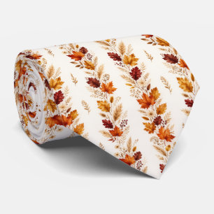 Autumn Harvest Botanical Tie