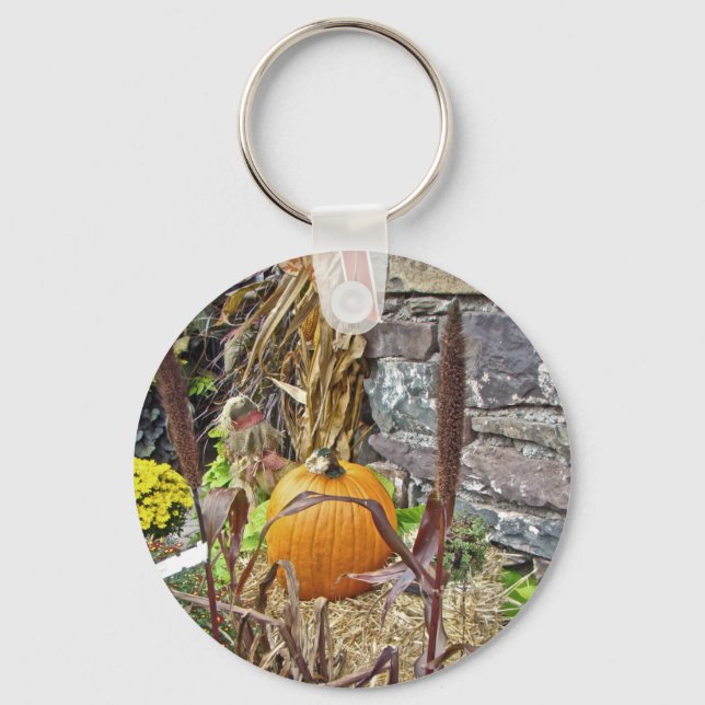 Autumn Harvest Bounty Key Ring (Front)
