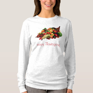 Autumn Harvest Cornucopia Horn of Plenty Fall T-Shirt